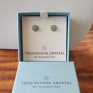 Touchstone Crystal August Birthstone Earrings